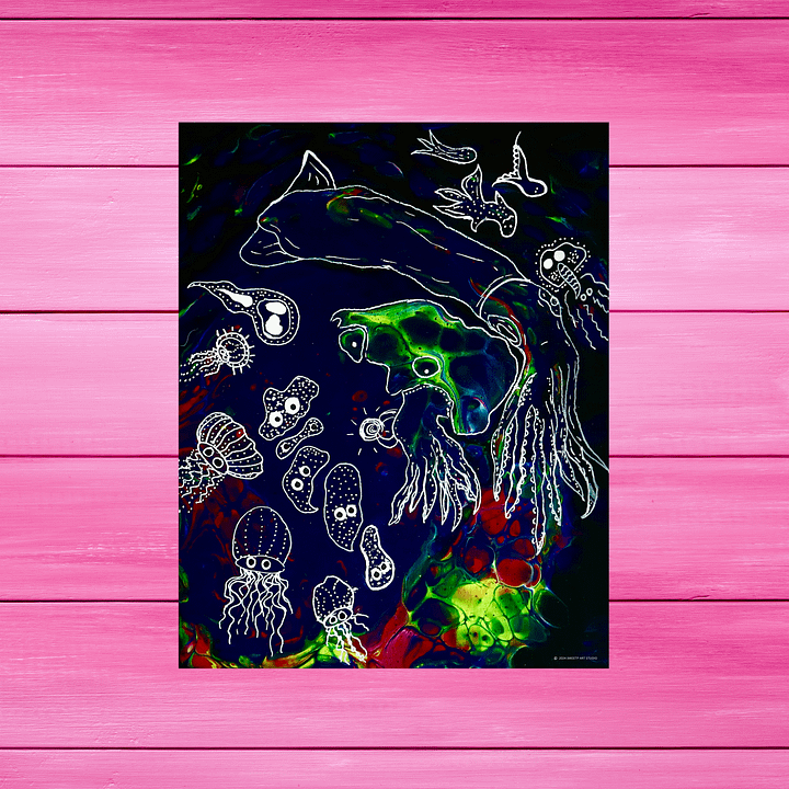 Orb of Sea Creatures | Art Print product image (2)