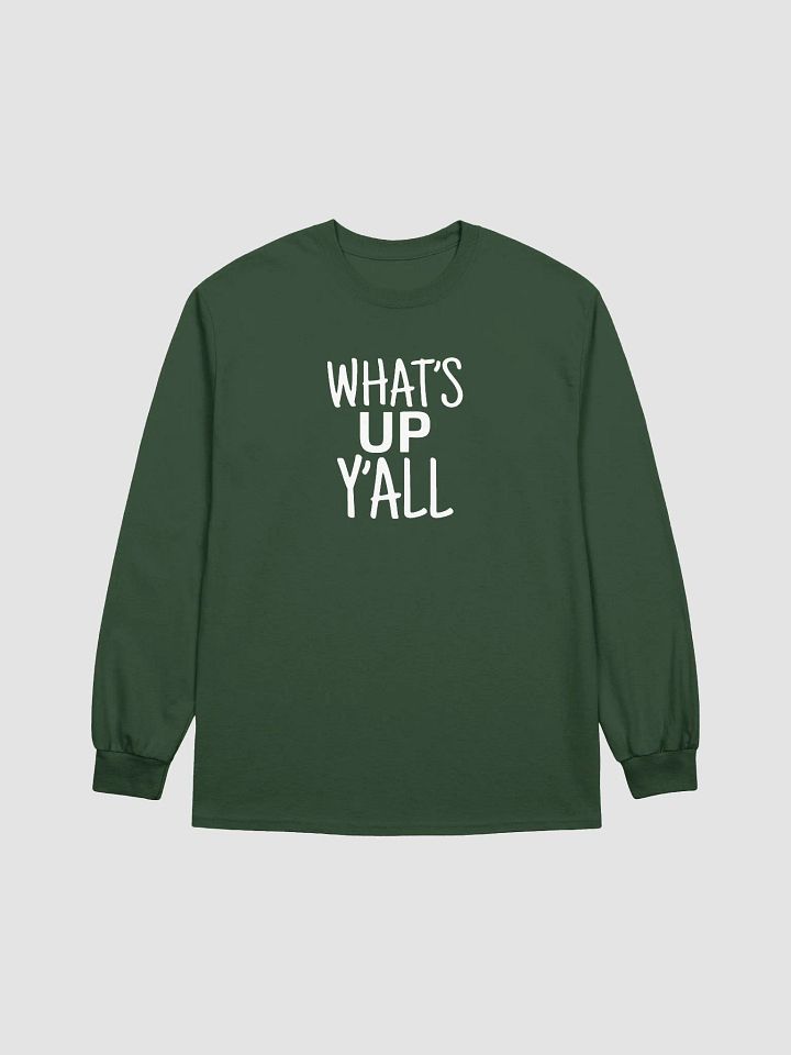 What's up y'all Cotton Long Sleeve Shirt product image (13)