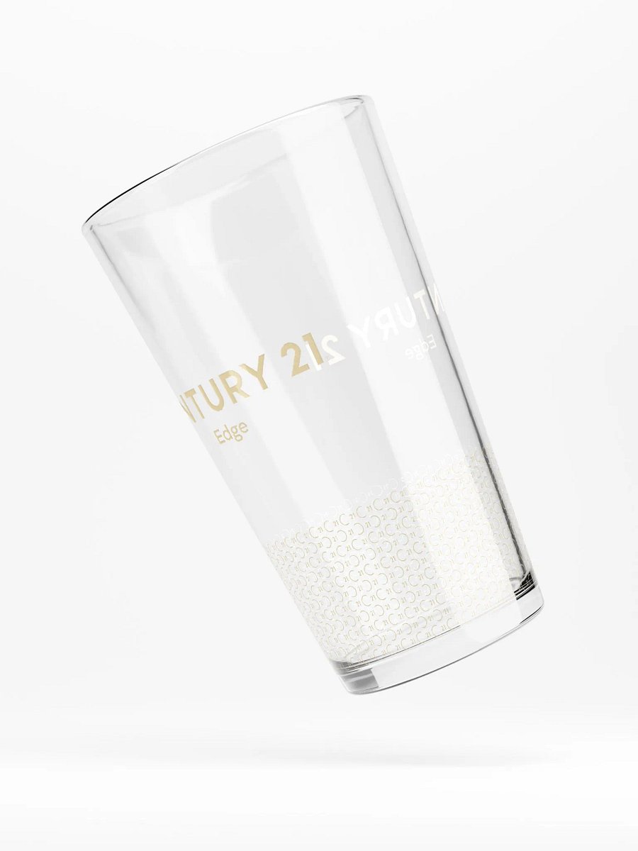 Shaker Pint Glass with Gold CENTURY 21 Edge Wordmark product image (5)
