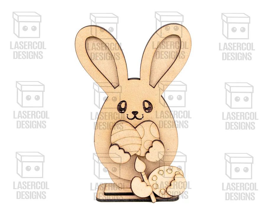 Easter Bunny Set (2 Sizes, 5 Styles)- Laser Cut Files product image (6)