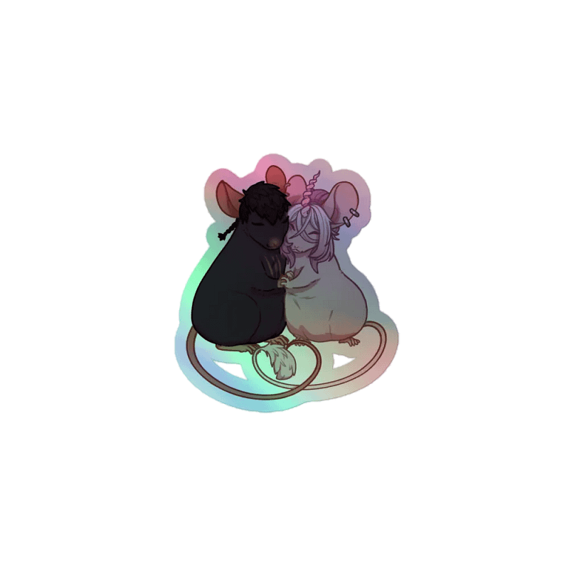 Ori And Jon Mice Holo Sticker