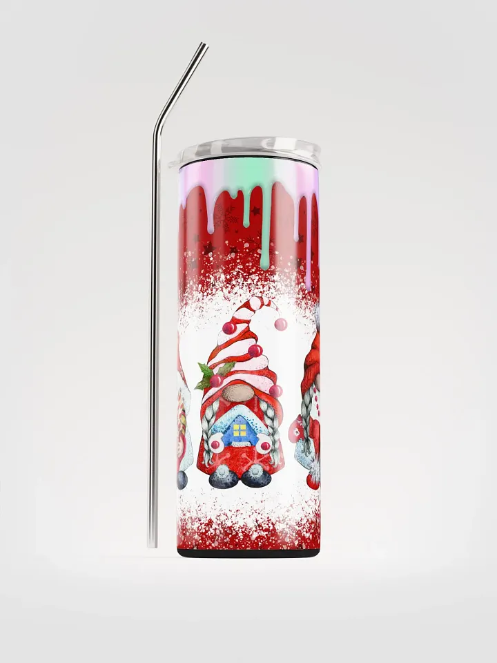 Embrace the holiday cheer with our Stainless Steel Christmas Tumbler! 🎄🎁 product image (1)