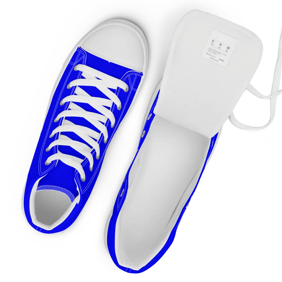 Ladies high top canvas sneakers product image (7)