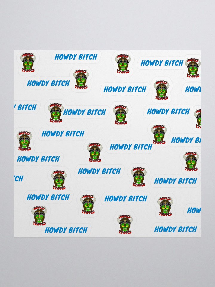 howdy bitch sticker product image (1)