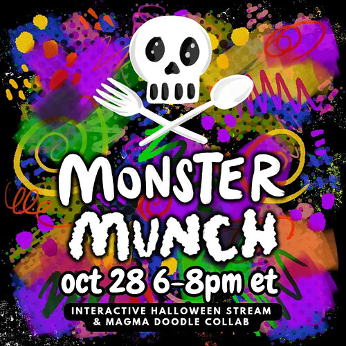 Mark your calendars for a doodle-tastic evening filled with family fun interactive spookiness! ✨

Join me Saturday Oct 28 fro...