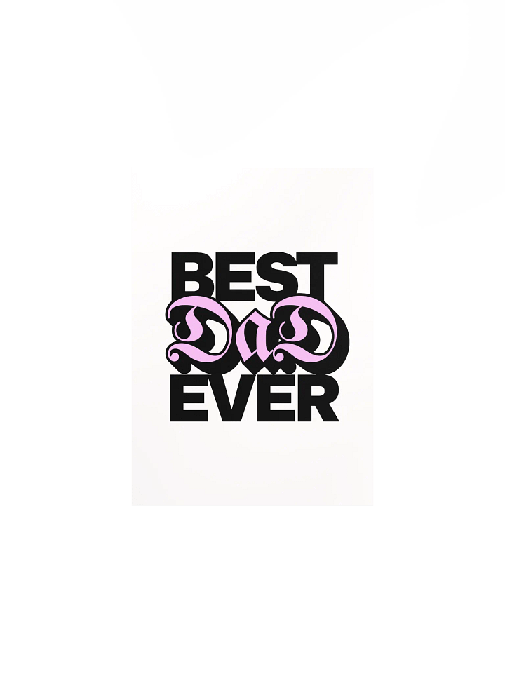 Dad's Ornate Pink Poster product image (3)