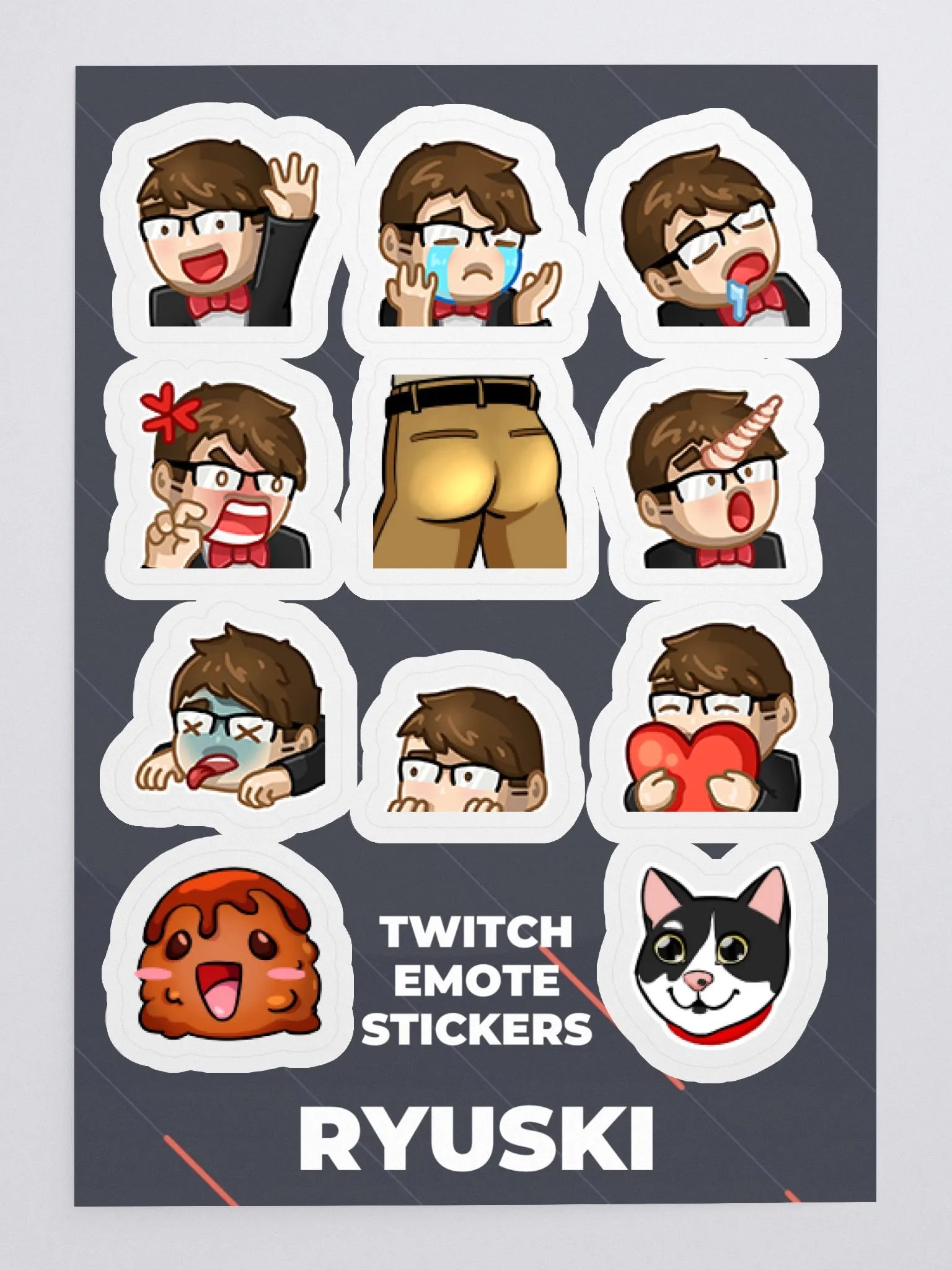 Twitch Emote Sticker Sheet product image (2)
