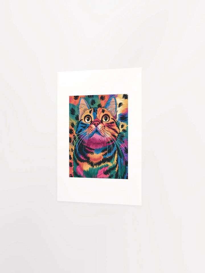 Colorful Cat Looking Up product image (4)