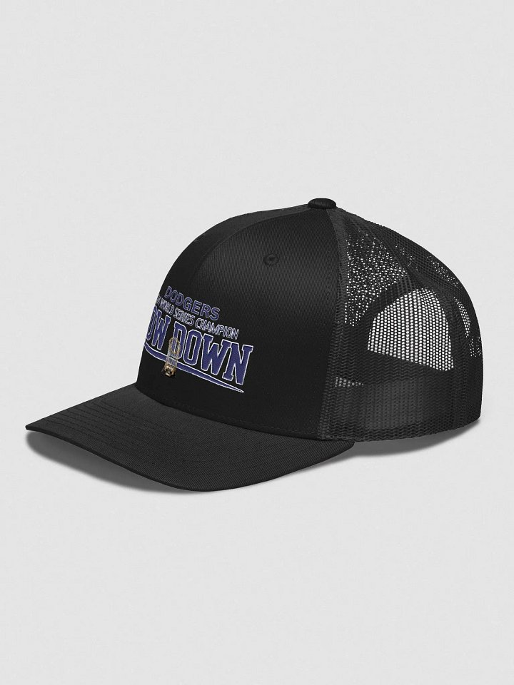 "Bow Down" LA Dodgers 2024 World Series Champion Trucker Hat | MLB Home Locker product image (2)