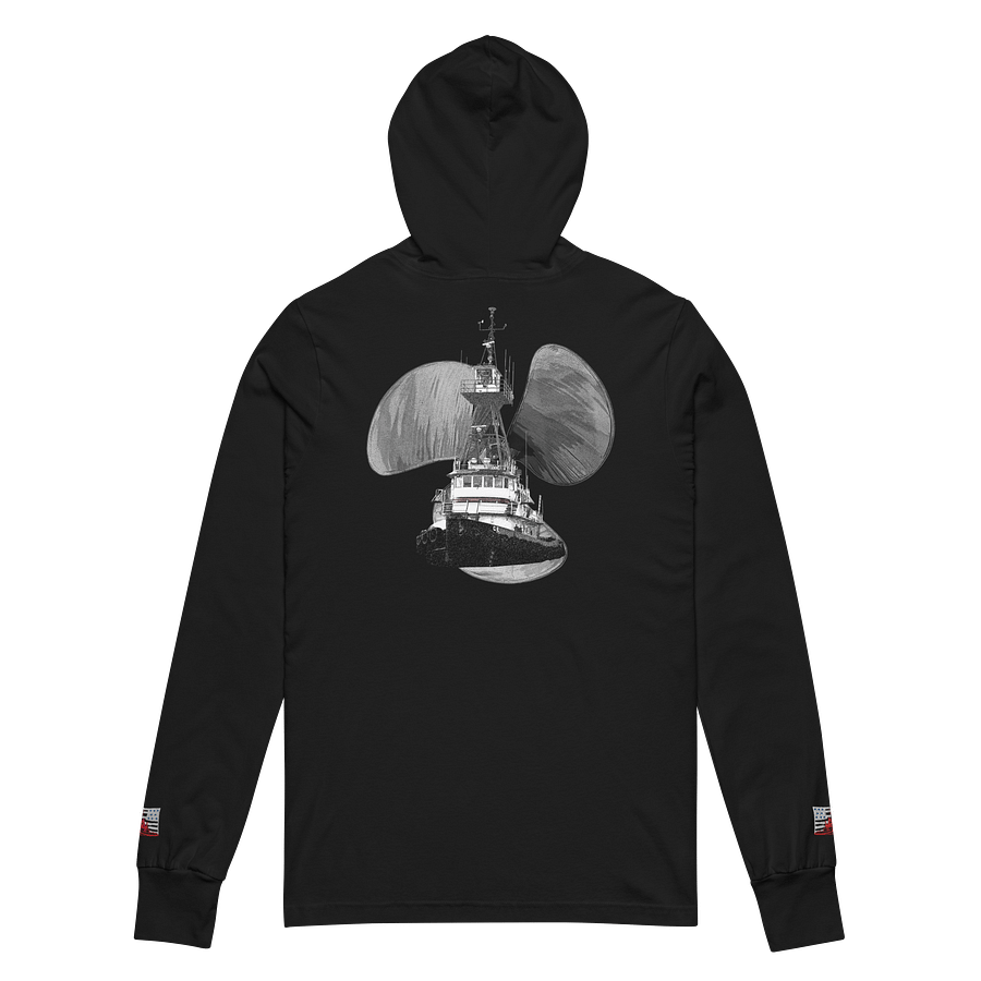 Three blade prop Tug CE Hooded Tee product image (6)