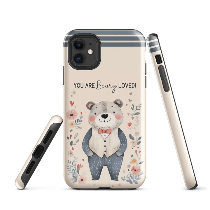 Adorable Bear-Themed iPhone Case product image (2)