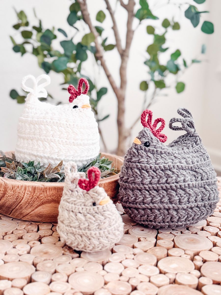 Wheat Stitch Crochet Chicken Pattern product image (8)