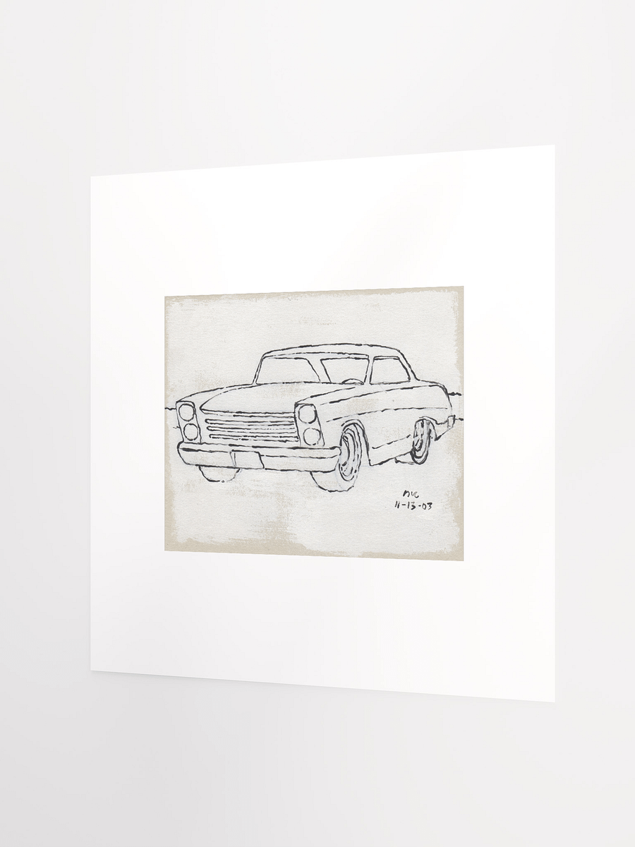 White Car #2 Print product image (3)