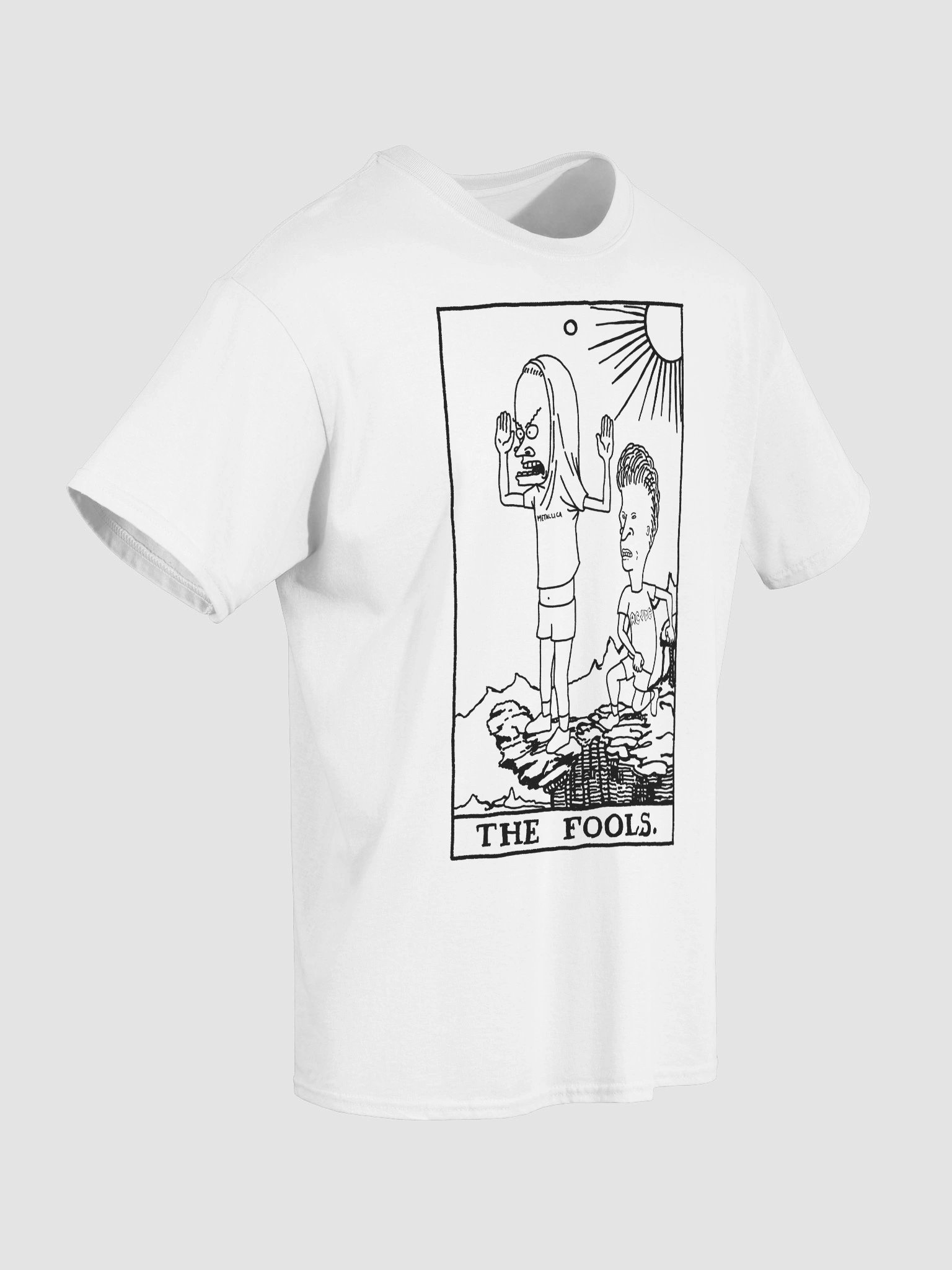 Cornholio Beavis and Butthead Fool Tarot Card Shirt Minimalist product image (4)