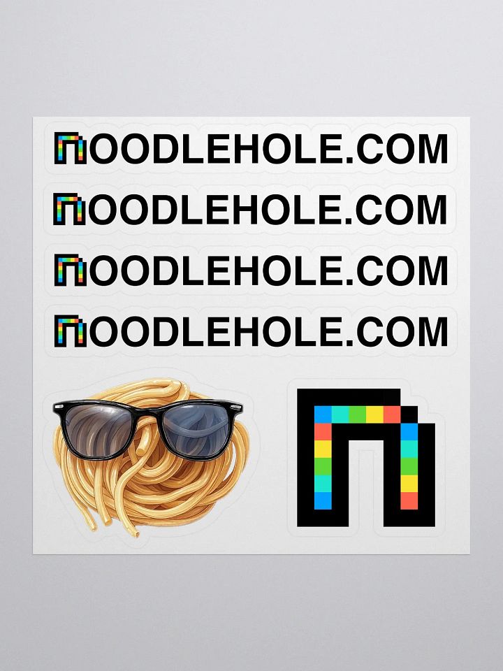 Noodle Hole Sticker Sheet product image (1)