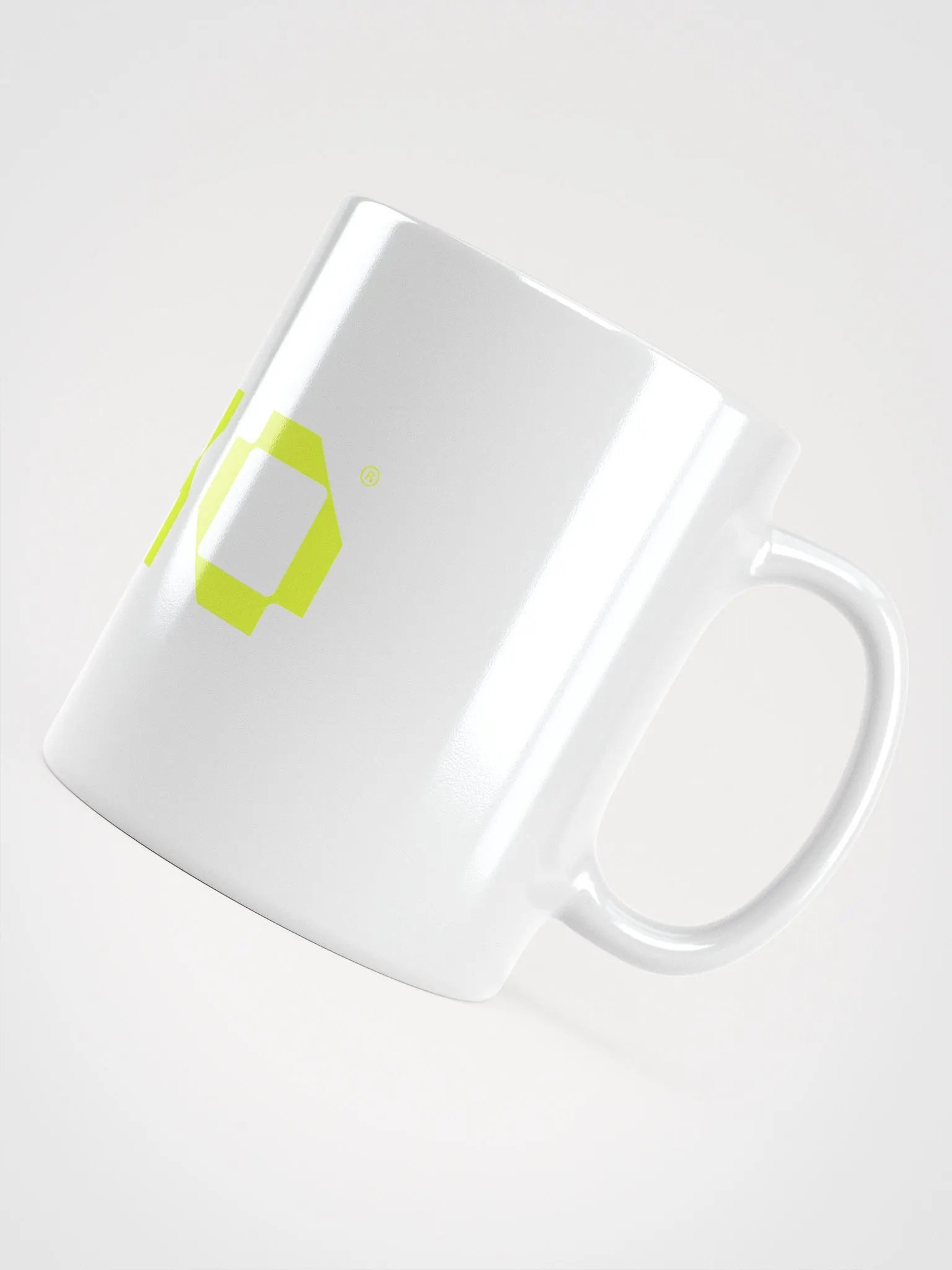 EKO's Yellow Logotype Mug (White) product image (7)
