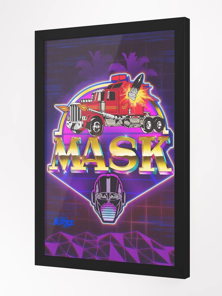 MASK 80's Cartoon 12x18 Framed Print product image (1)