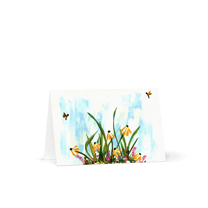 Yellow Daisy Blue Sky - Greeting Card product image (1)