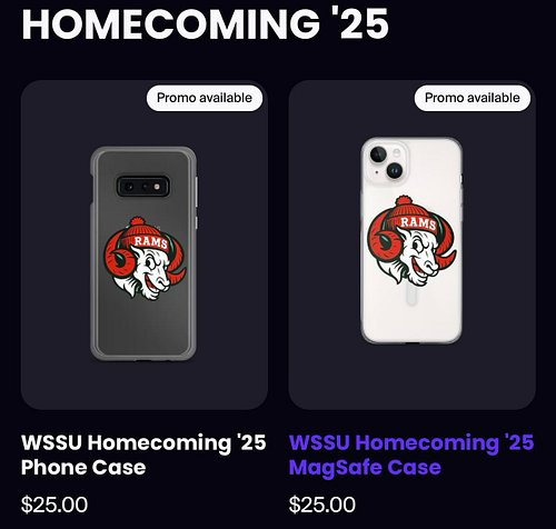 📣 WSSU Rams, homecoming season begins NOW. The LEGEND by Dre Homecoming Collection is live. Limited time drops made for the y...