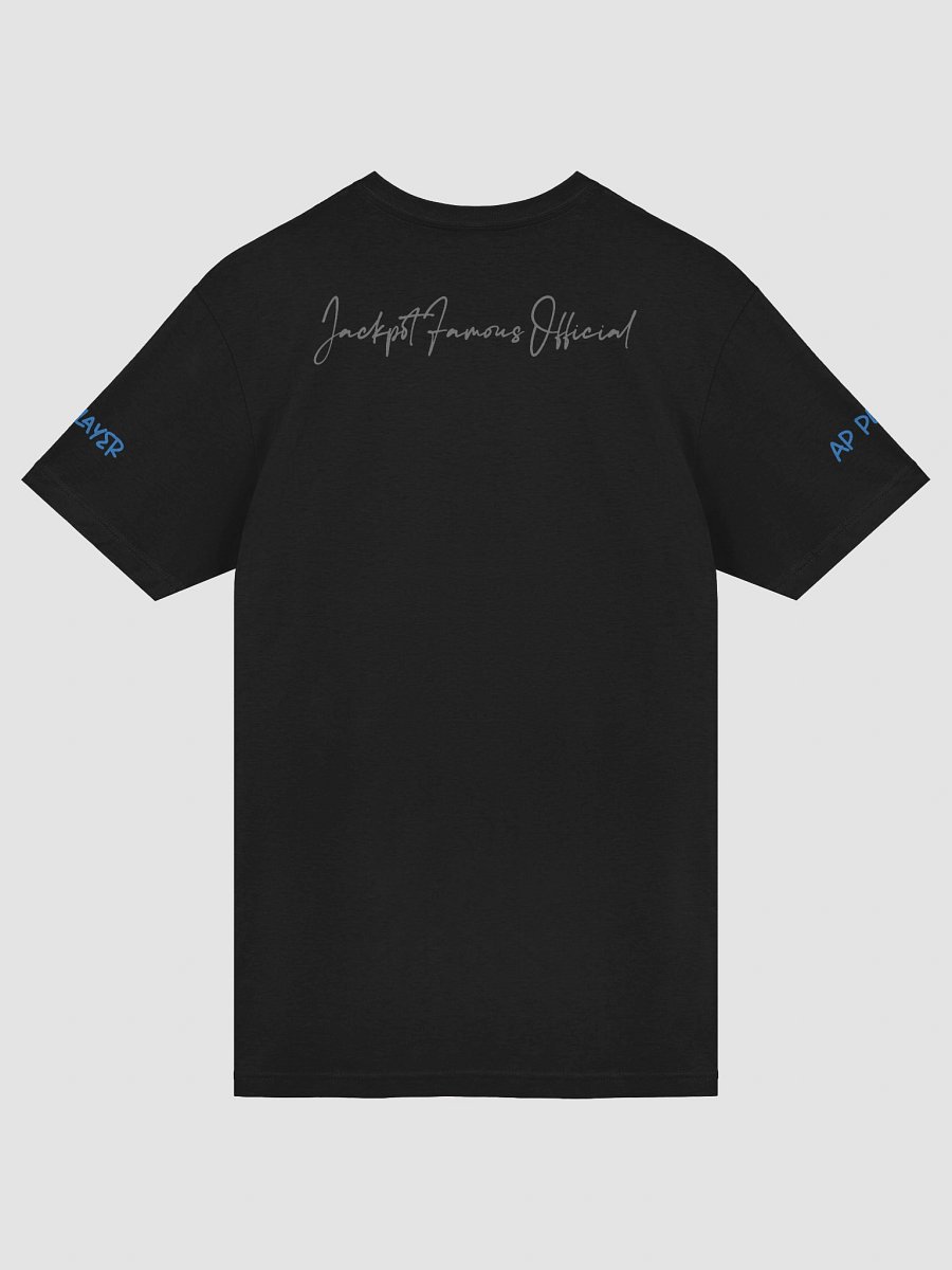 "Advantage Player" Vertical Tee – Jackpot Famous Official Black Edition product image (6)