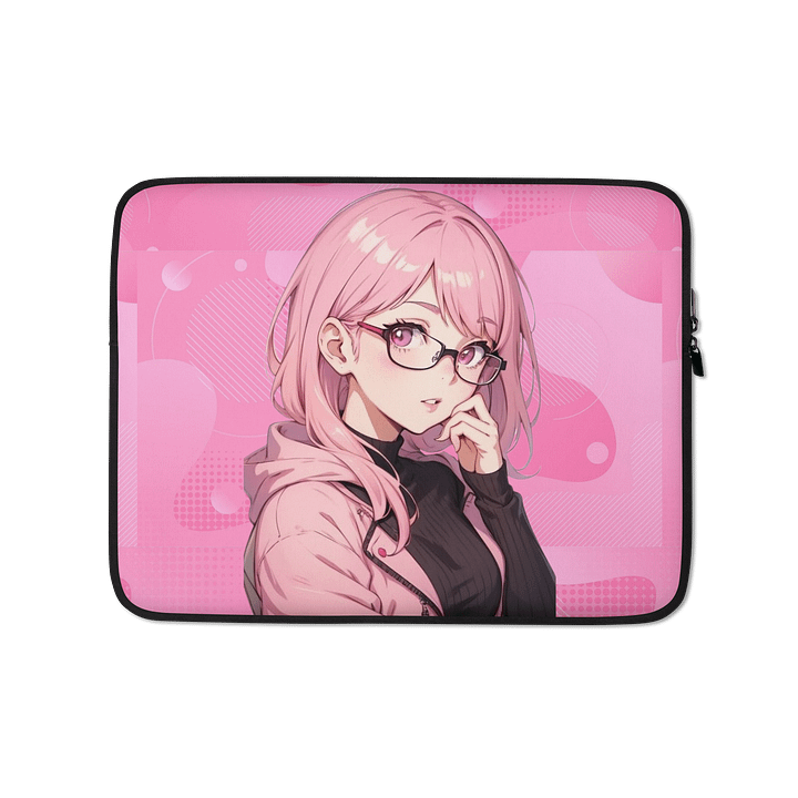 (PINK WAIFU) K Laptop Sleeve product image (1)