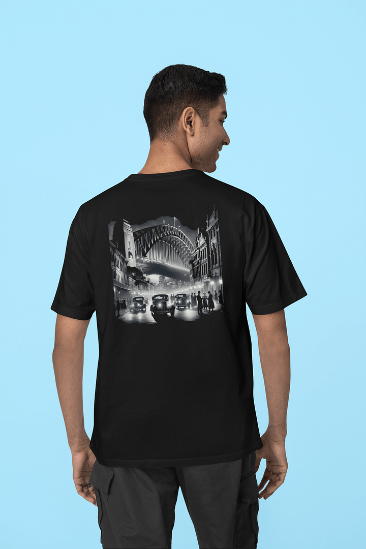 Moonlit Elegance Over Sydney Harbor (Mens Tee) product image (2)