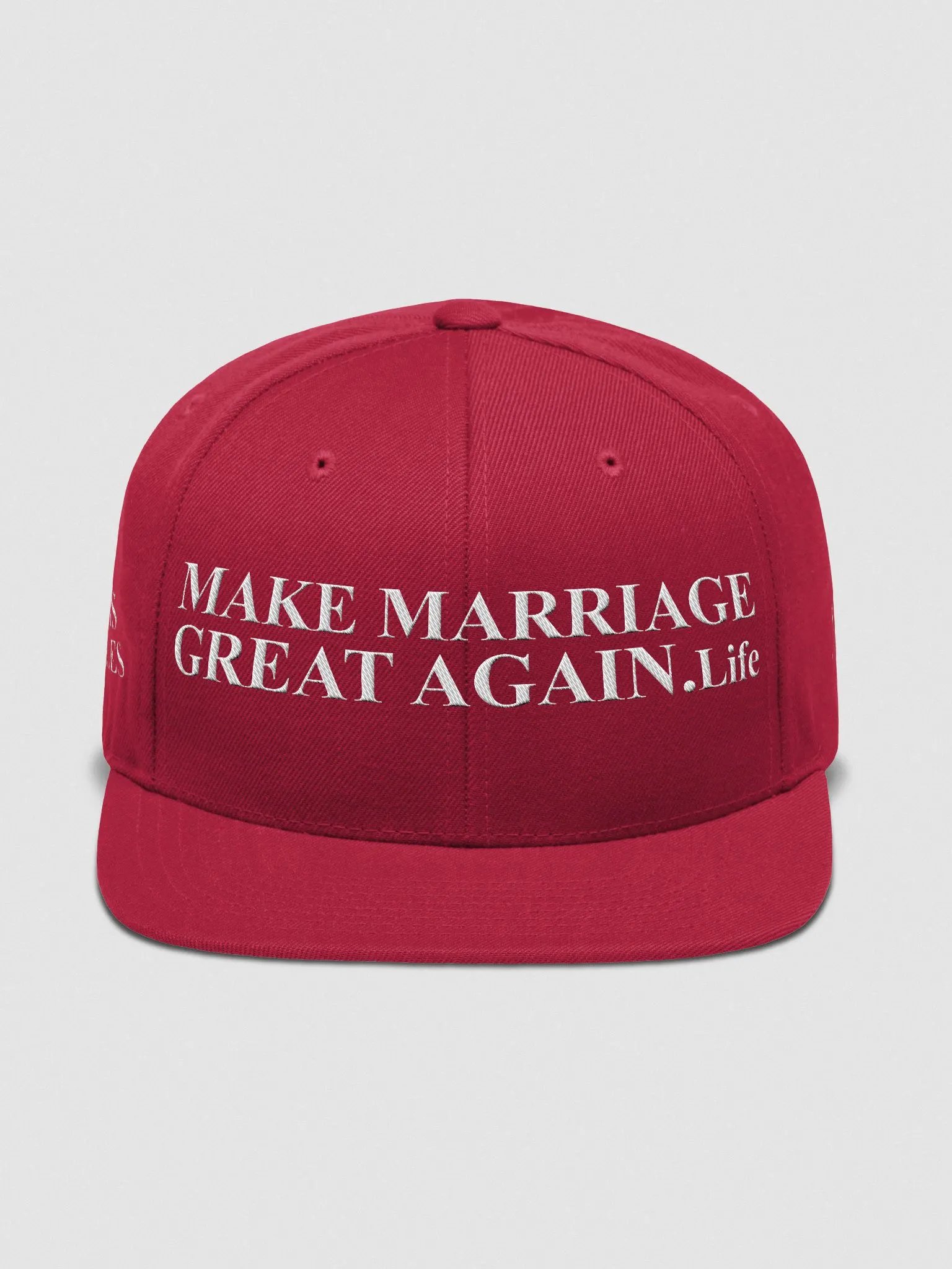 Hat: MAKE MARRIAGE GREAT AGAIN.Life All Four Sides Printed product image (1)