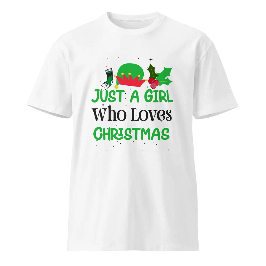 AS Colour 5001T Unisex Premium T-Shirt Just a girl Like Christmas product image (5)