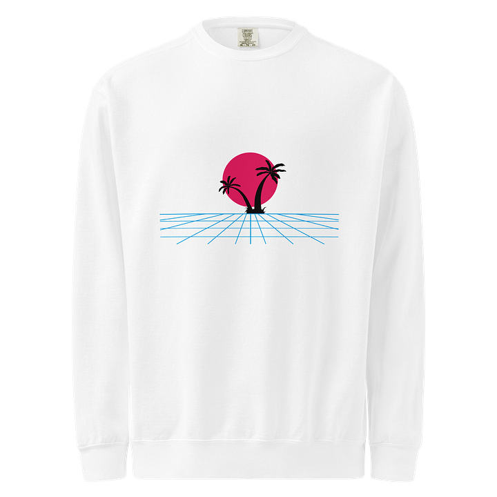 Retro Sun and Palm Trees Sweatshirt product image (1)