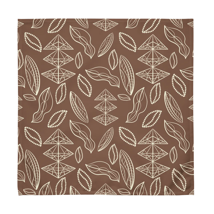 El Yunque Brew Bliss: Abstract Coffee Bean Earthy Cloth Napkins product image (1)