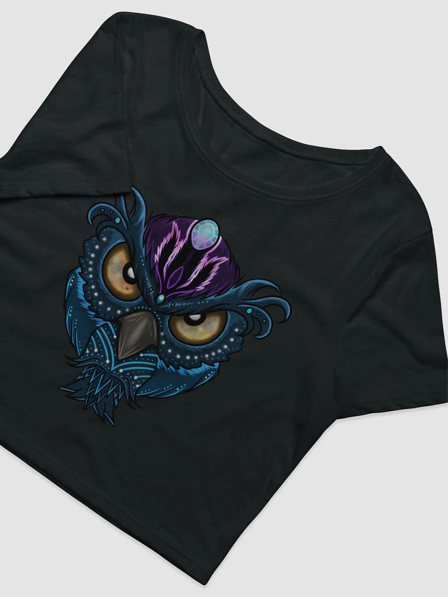 Cosmic Owl Crop Top product image (3)