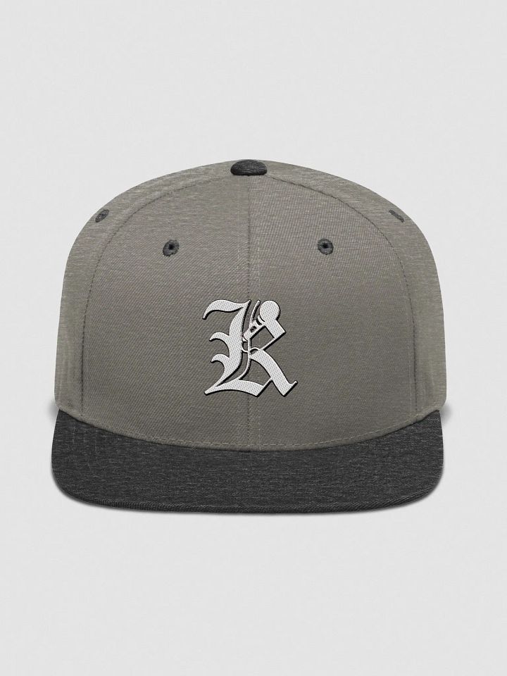 Knarly Era Embroidered Snapback (Heather Gray/Black) product image (1)