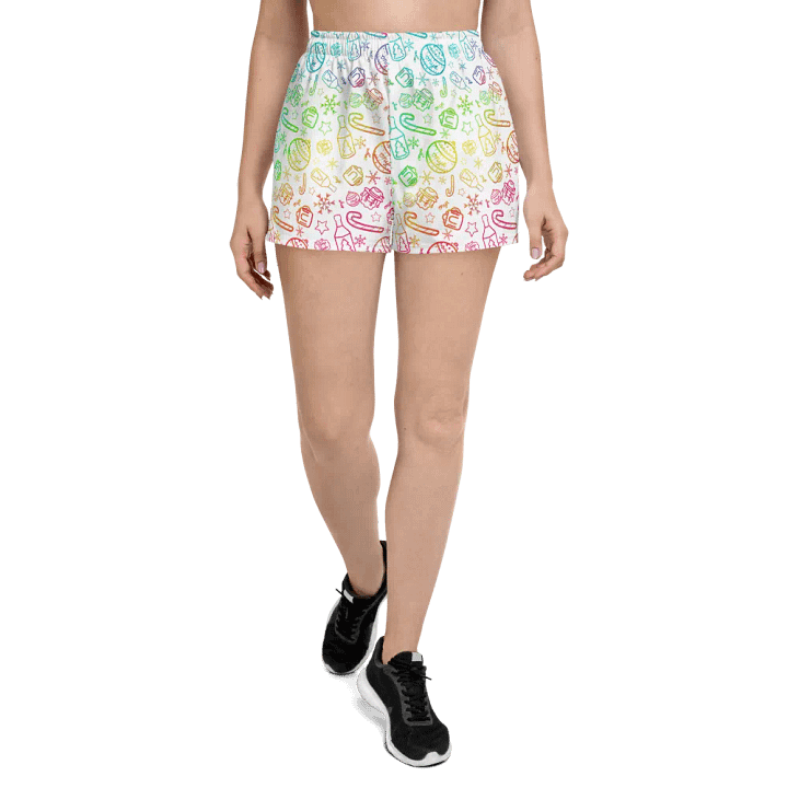 Limited Edition Christmas Rainbow Sport Shorts product image (1)
