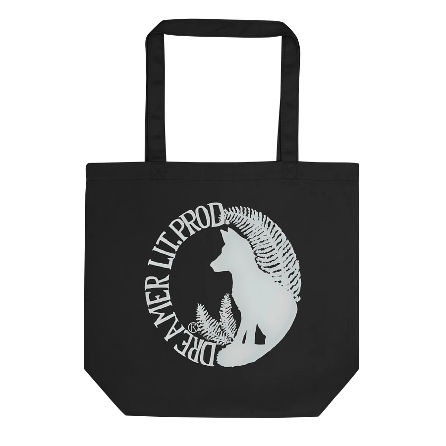 Dreamer Books Tote Bag (Black w/white logo) product image (1)
