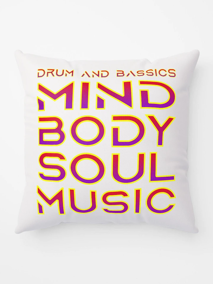 Mind Body Soul Music Pillow product image (1)