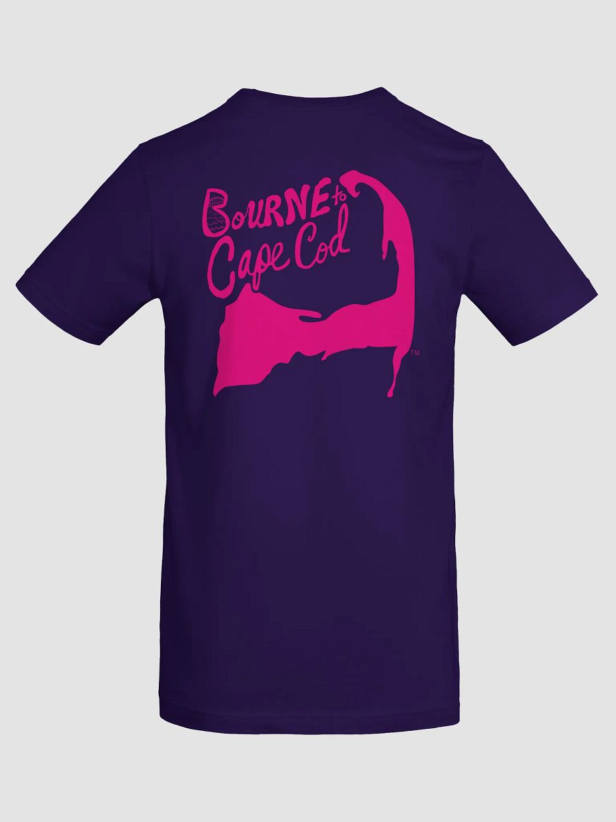 Women's | BOURNE to Cape Cod™ | Supersoft T-Shirt by Bella+Canvas | Vibrant Pink Logo on Bright Colors product image (11)