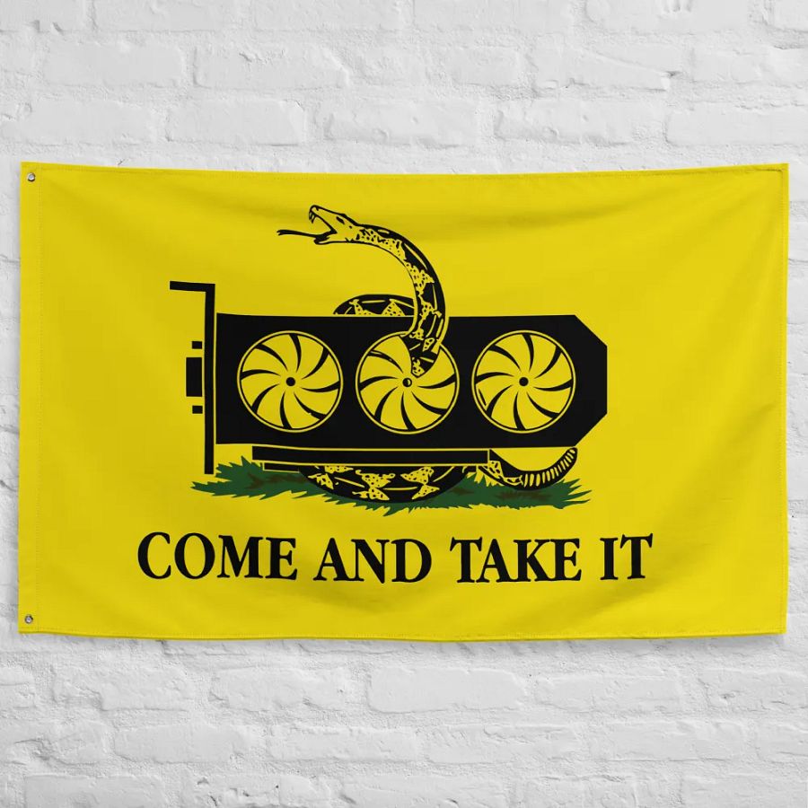 come and take it gpu flag - 100% polyester product image (10)