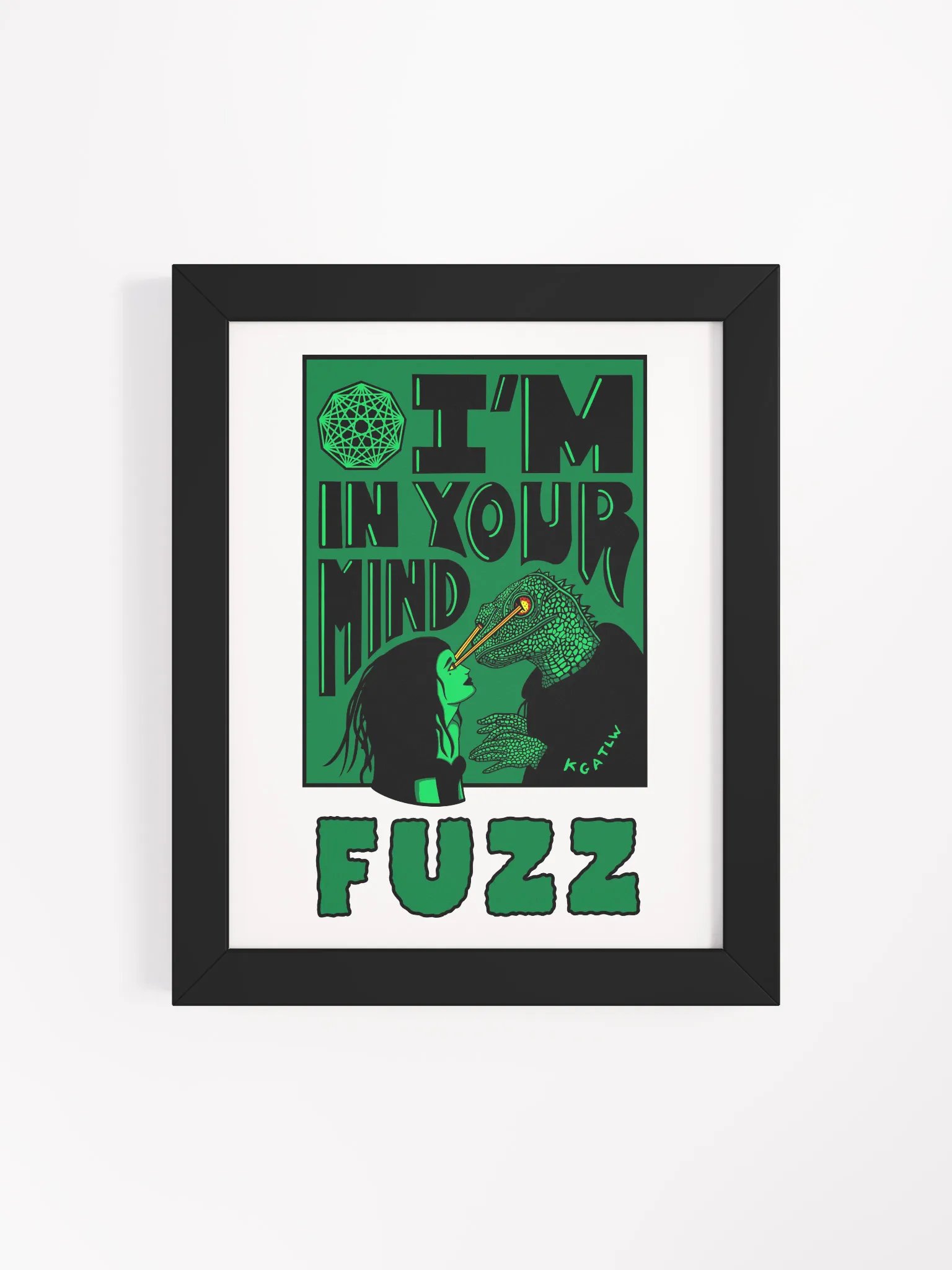 I'M IN YOUR MIND FUZZ FRAMED POSTER product image (5)