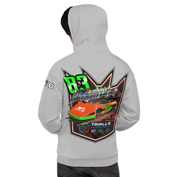 Lenny Brown Late Model Hoodie (Grey) product image (1)