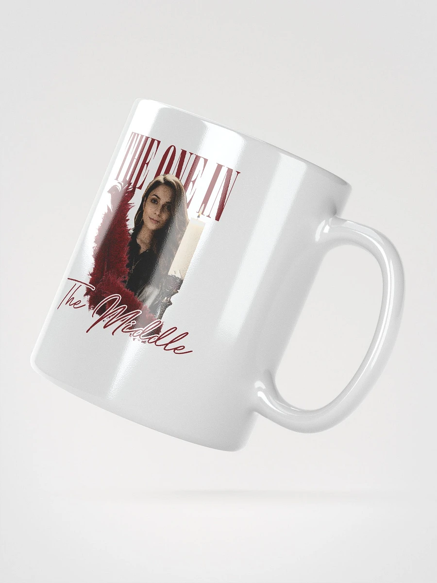 The One In The Middle (White Mug - Red Version) product image (2)