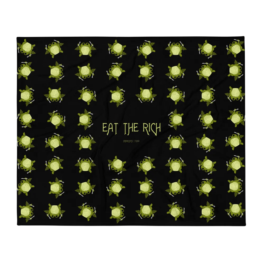 Eat the Rich Throw Blanket product image (13)