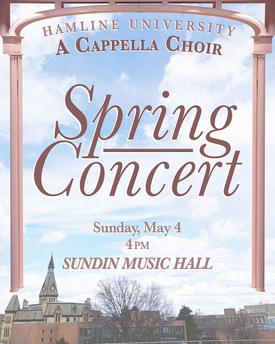 Finish off the semester with the most Aca-Awesome group around!

Sunday, May 4 at 4pm in Sundin Music Hall