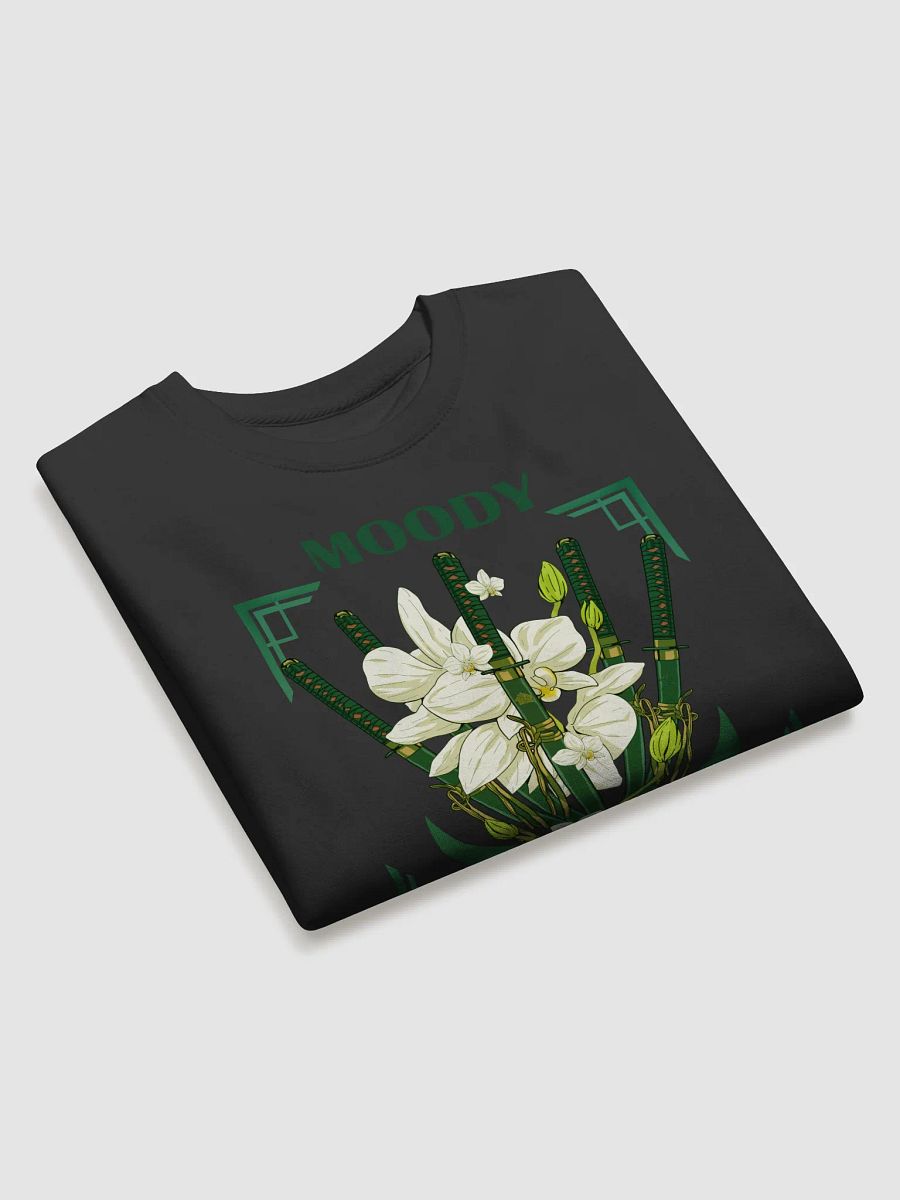 Green Japanese Katana & Orchids Sweatshirt product image (3)