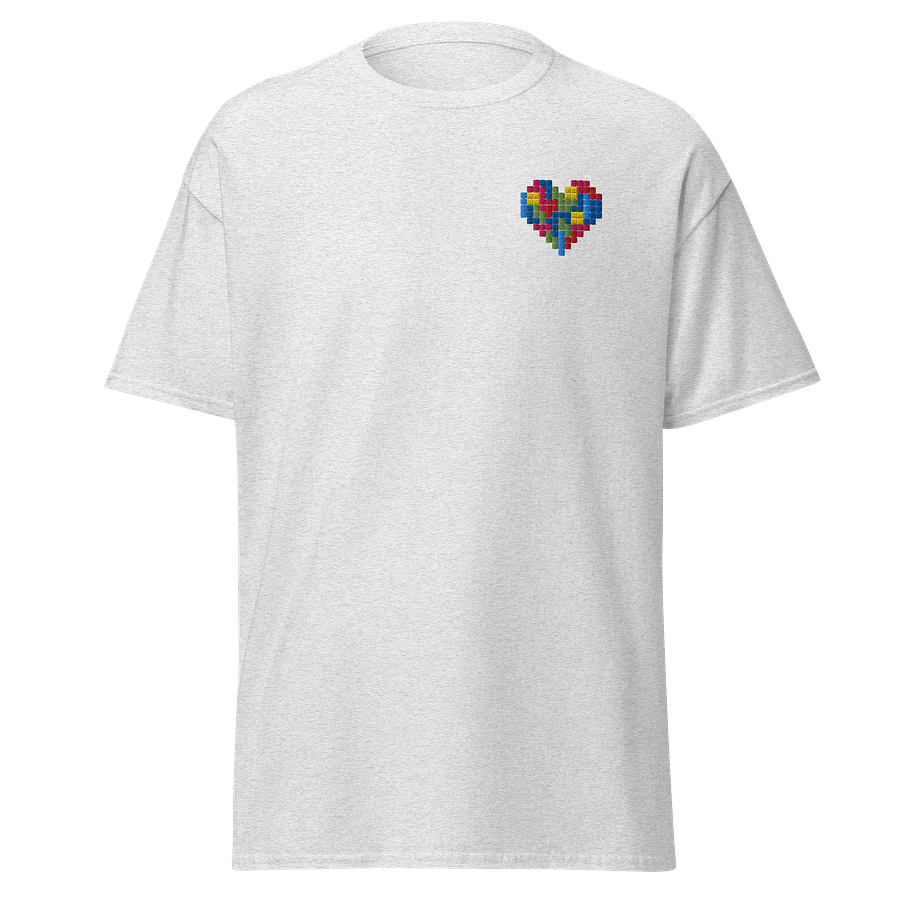 Embroidered Tetris Heart T-Shirt product image (7)