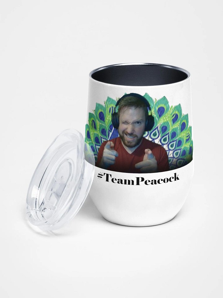 #TeamPeacock Wine Timbler product image (1)