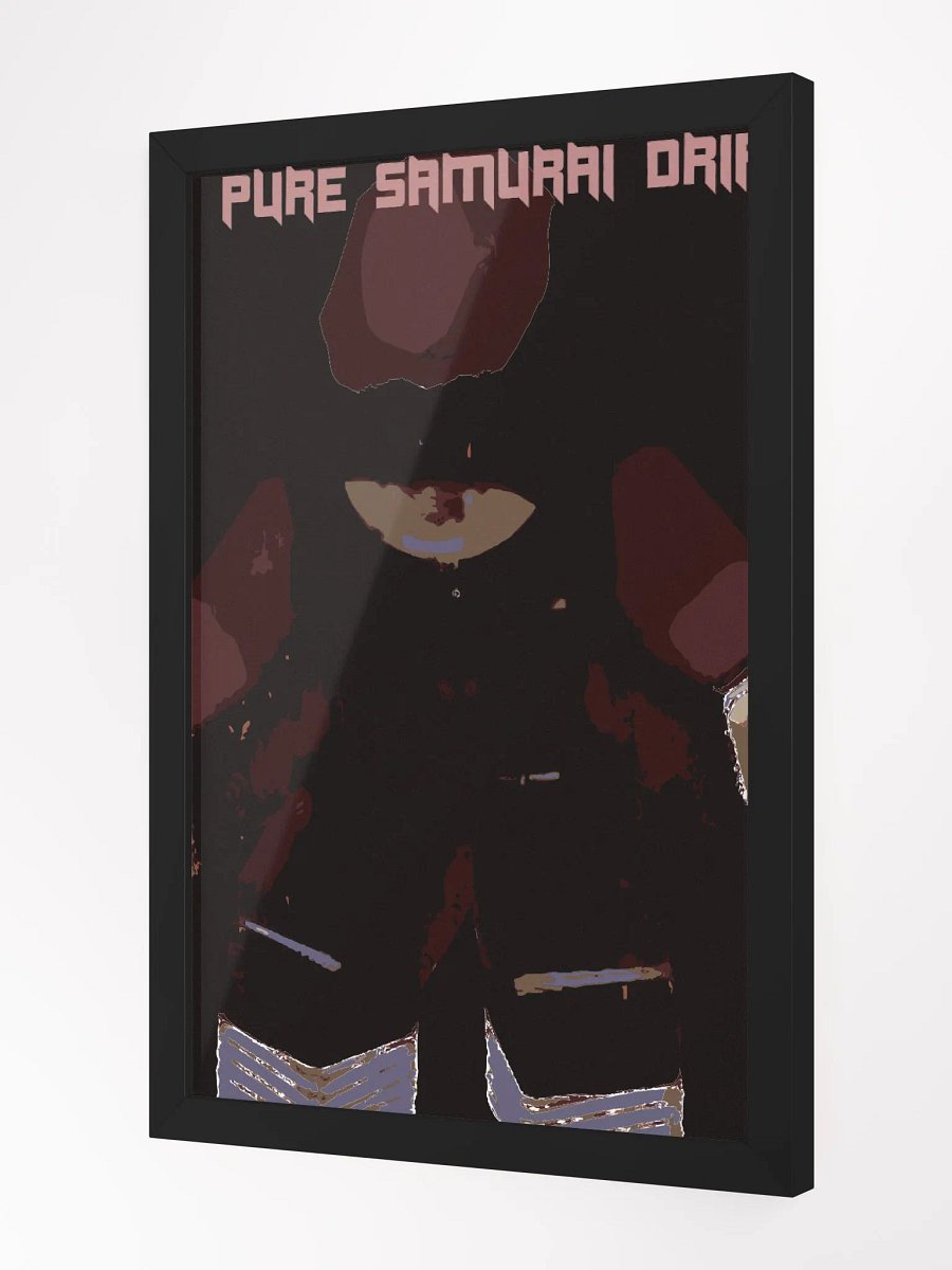 Galactic Void Samurai Drip Edition Framed Matte Poster product image (4)