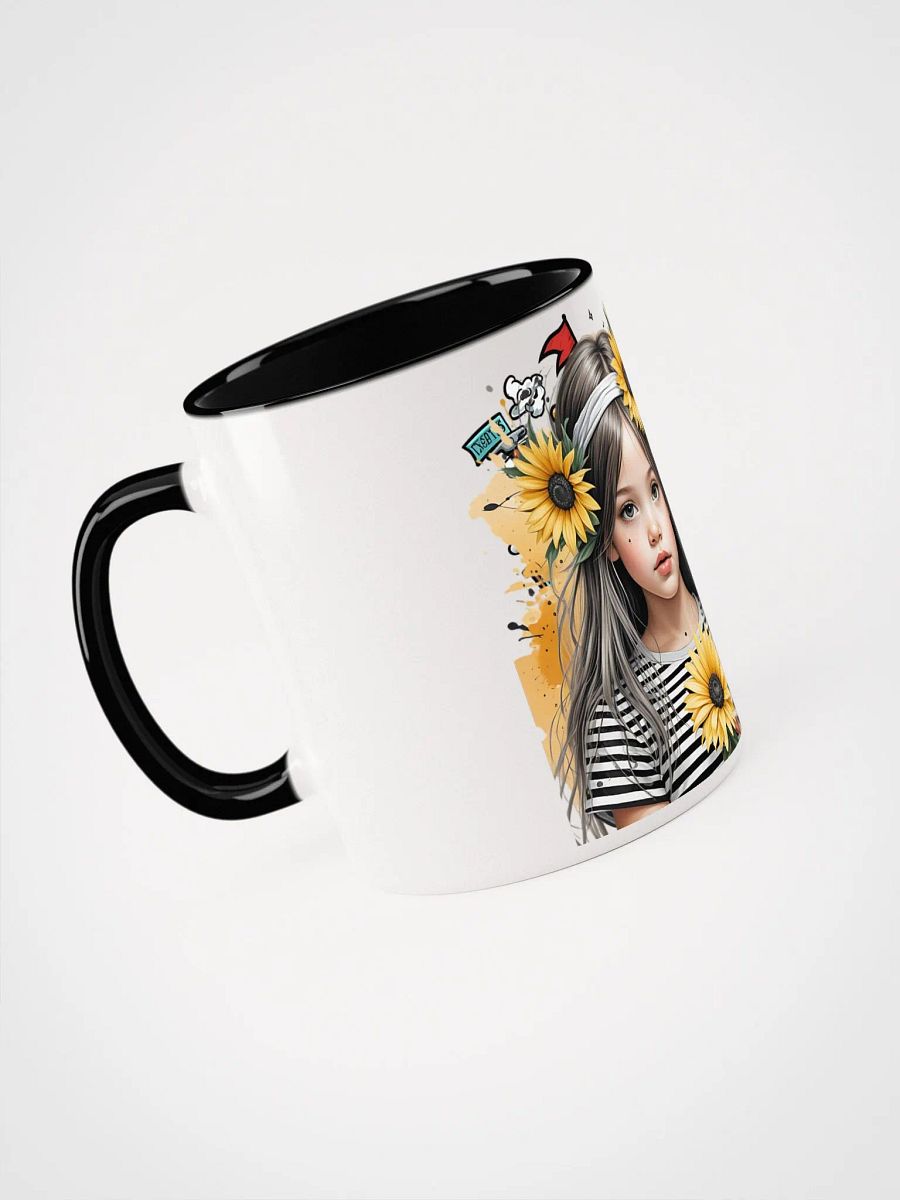 Sunflower Girl Ceramic Mug product image (3)