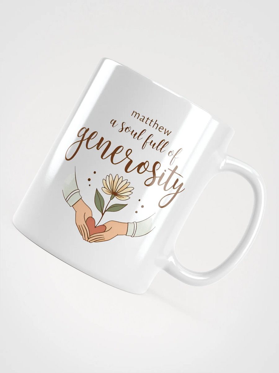 Matthew Mug: A Soul Full of Generosity – The Perfect Personalized Gift product image (4)