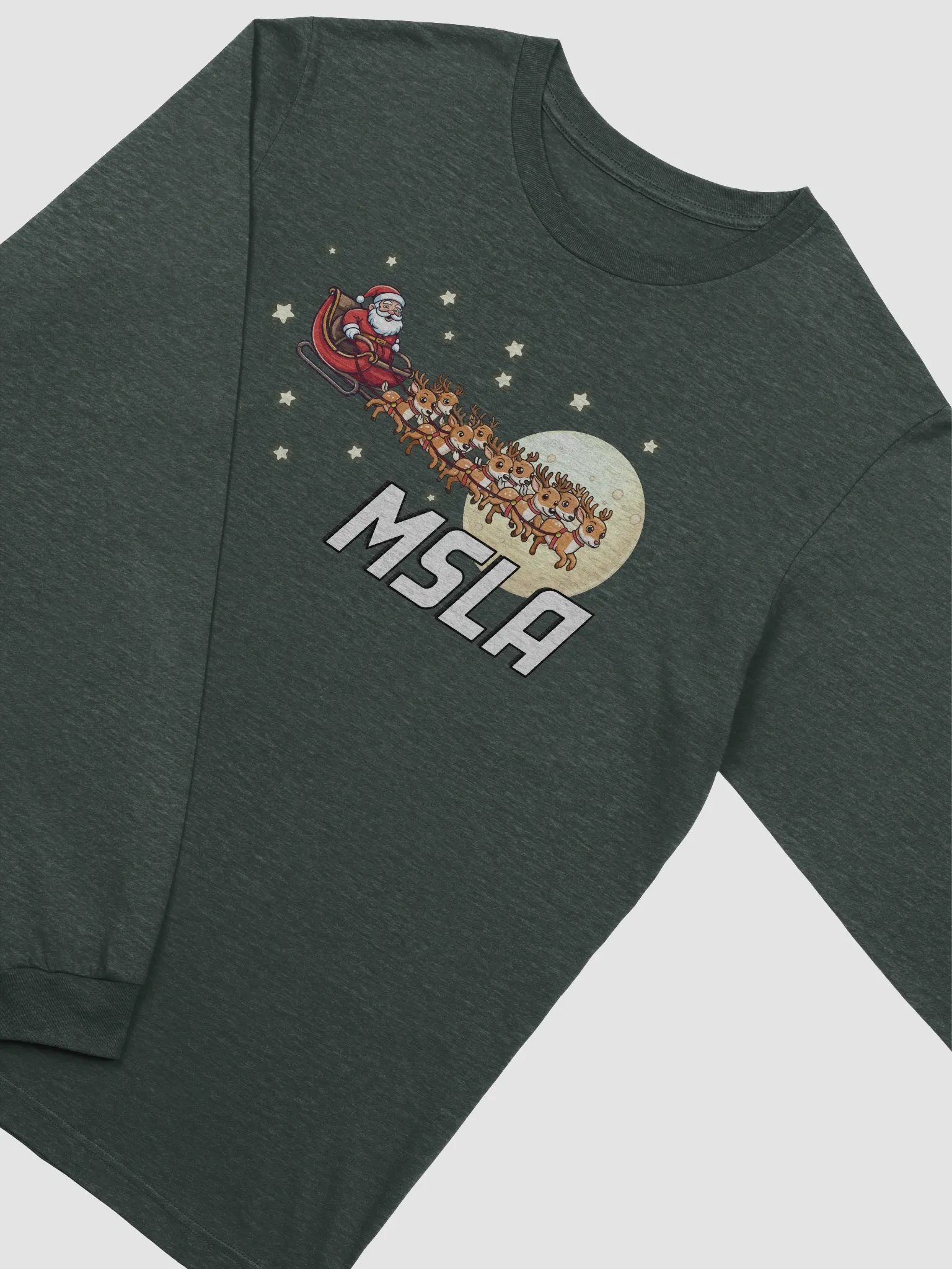 MSLA Holiday Sleigh Ride Long Sleeve T Shirt product image (1)