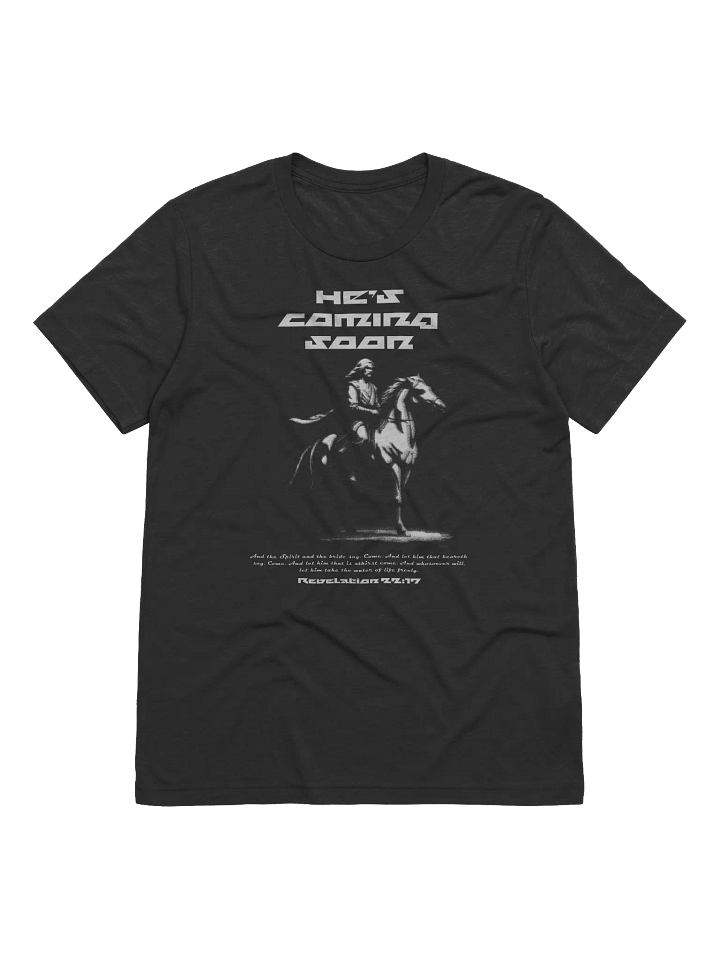 He's Coming Soon Collection - Bella+Canvas Triblend Short Sleeve T-Shirt product image (1)